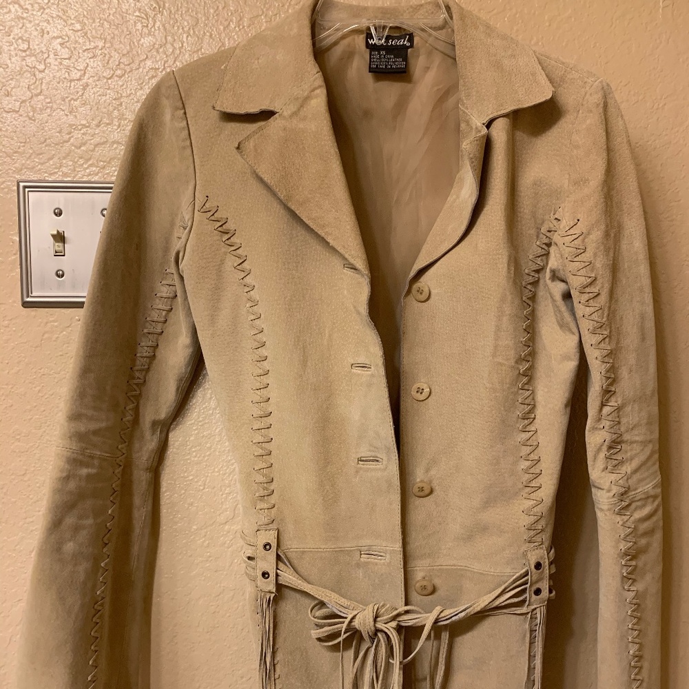 Wet Seal Suede Coat